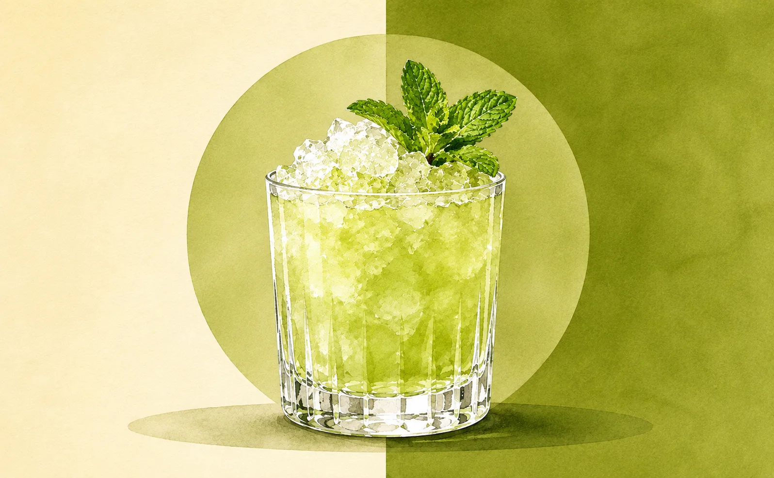 Opskrift på Absinthe Frappé